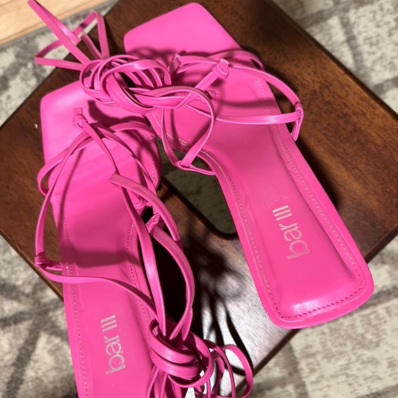 Auroraa Lace-Up Dress Sandals, Created for Macy's -Like New - Picture 11 of 11